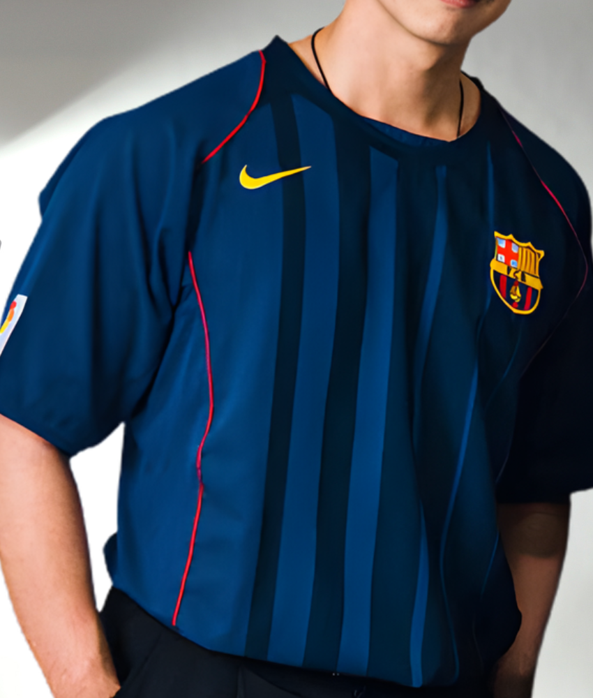 BARCELONA 2004/05 RETRO AWAY SHIRT