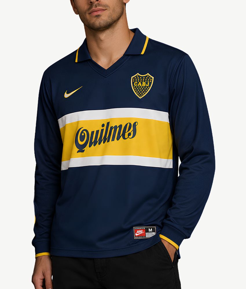 BOCA JUNIORS 1996/97 HOME LONG SLEEVE SHIRT