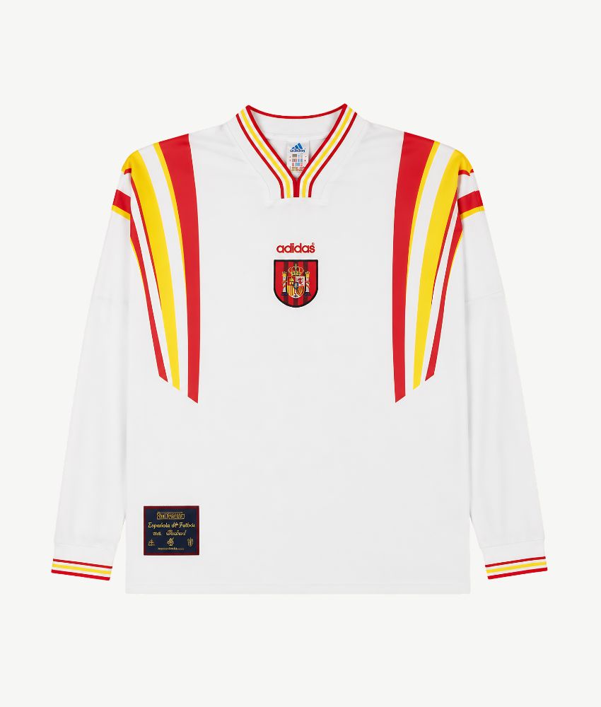 SPAIN 1996 RETRO AWAY LONG SLEEVE SHIRT