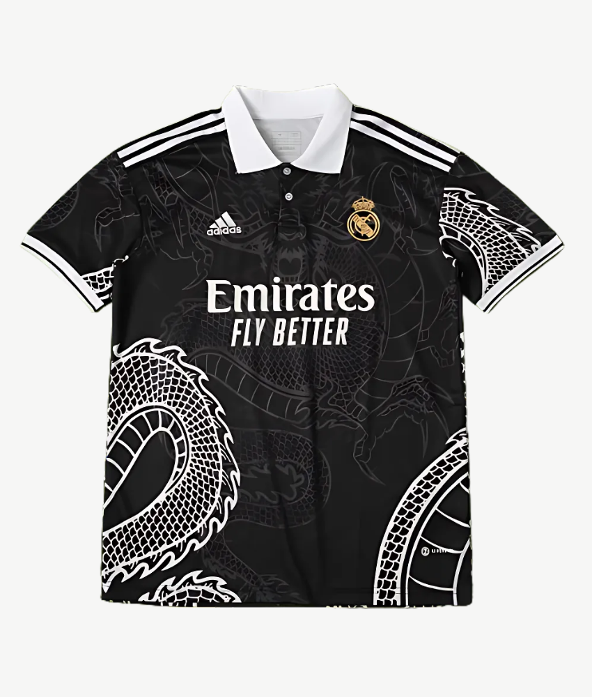 REAL MADRID 2023/24 'DRAGON' SPECIAL EDITION (BLACK) SHIRT