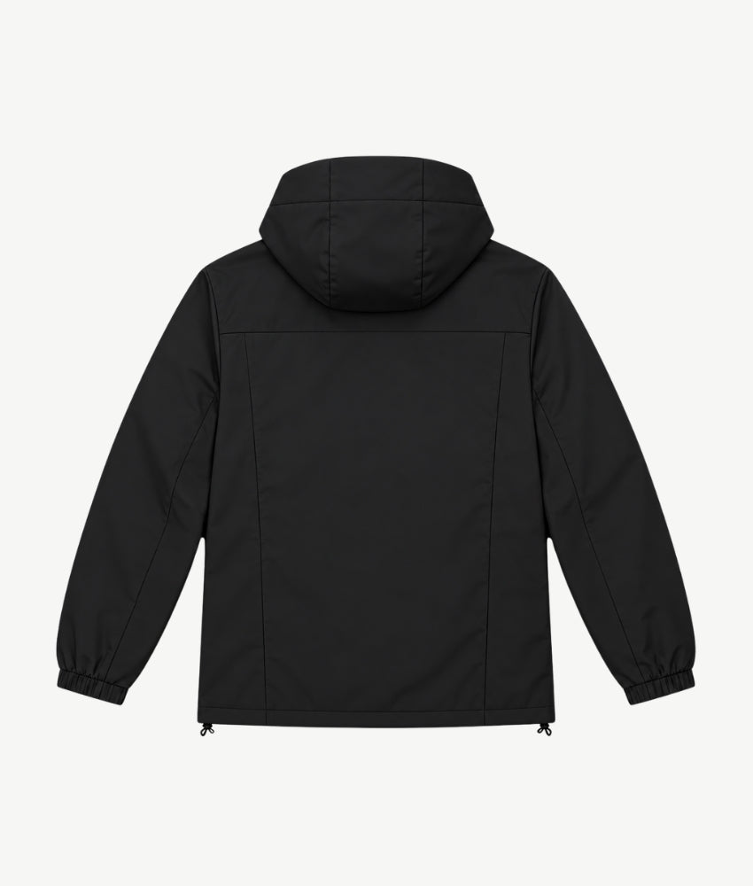 BARCELONA 2026 BLACK HOODED WINDBREAKER