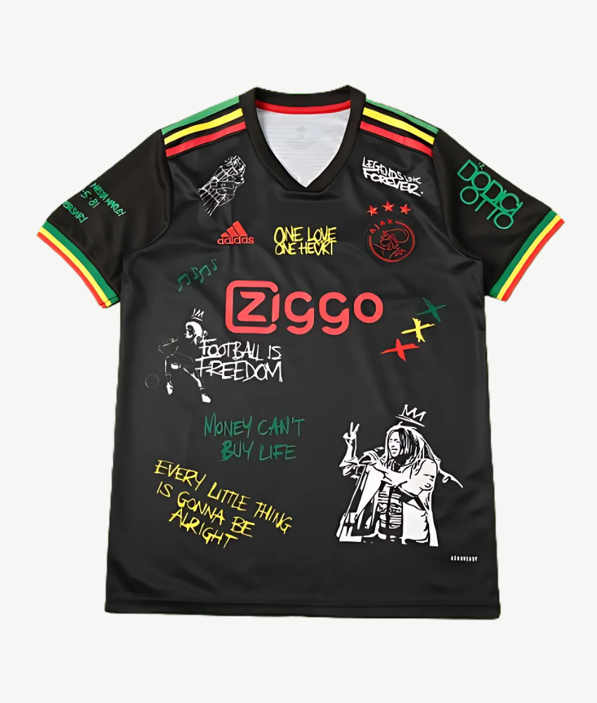Ajax 2021-22 Bob Marley Limited Edition Shirt – Shop Now