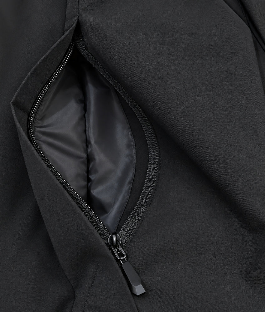 BARCELONA 2026 BLACK HOODED WINDBREAKER