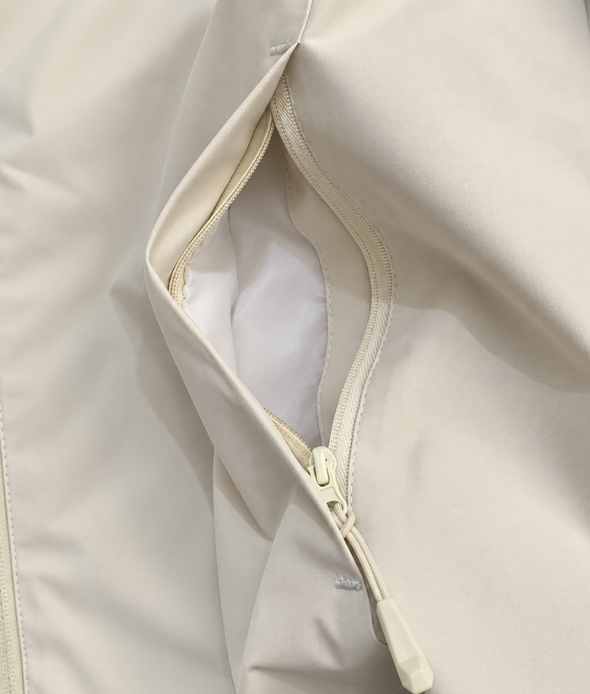 BARCELONA 2026 CREAM HOODED WINDBREAKER