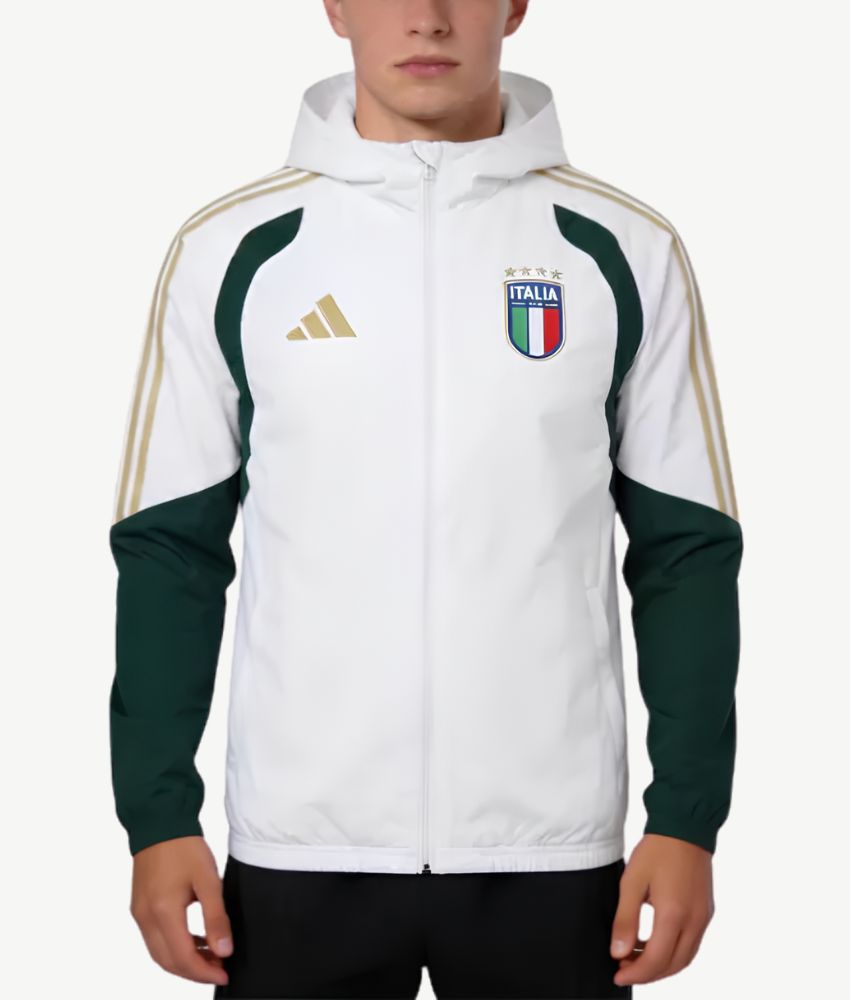 ITALY 2026 HOME HOODED WINDBREAKER JACKET