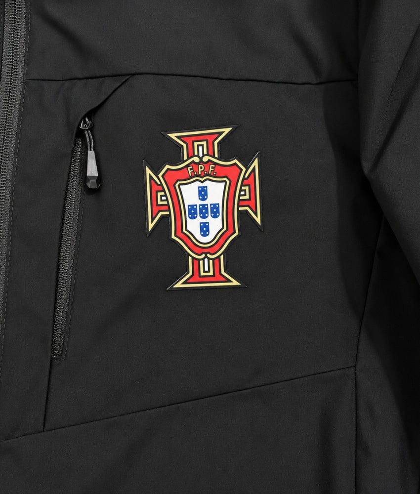 PORTUGAL 2026 BLACK HOODED WINDBREAKER