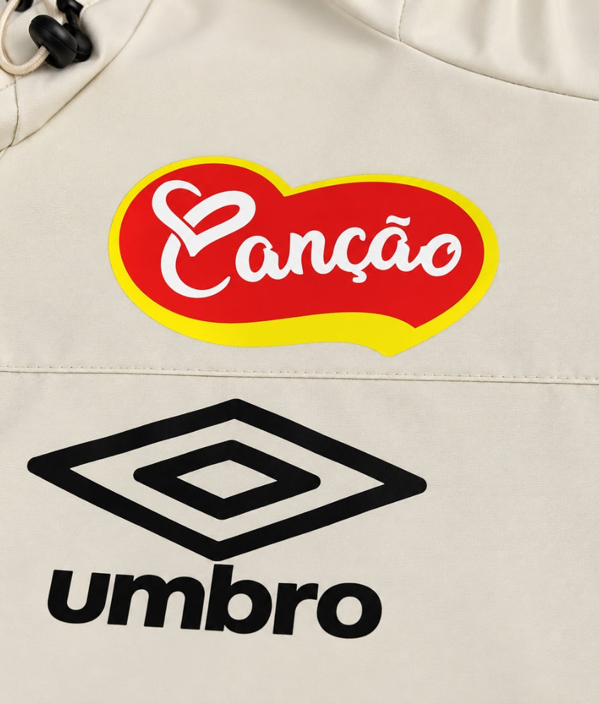 SANTOS 2026 CREAM HOODED WINDBREAKER