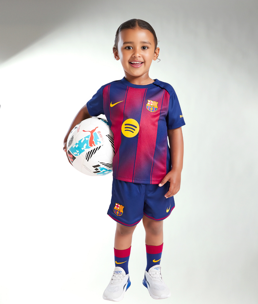 (KIDS) BARCELONA 2025/26 HOME SHIRT