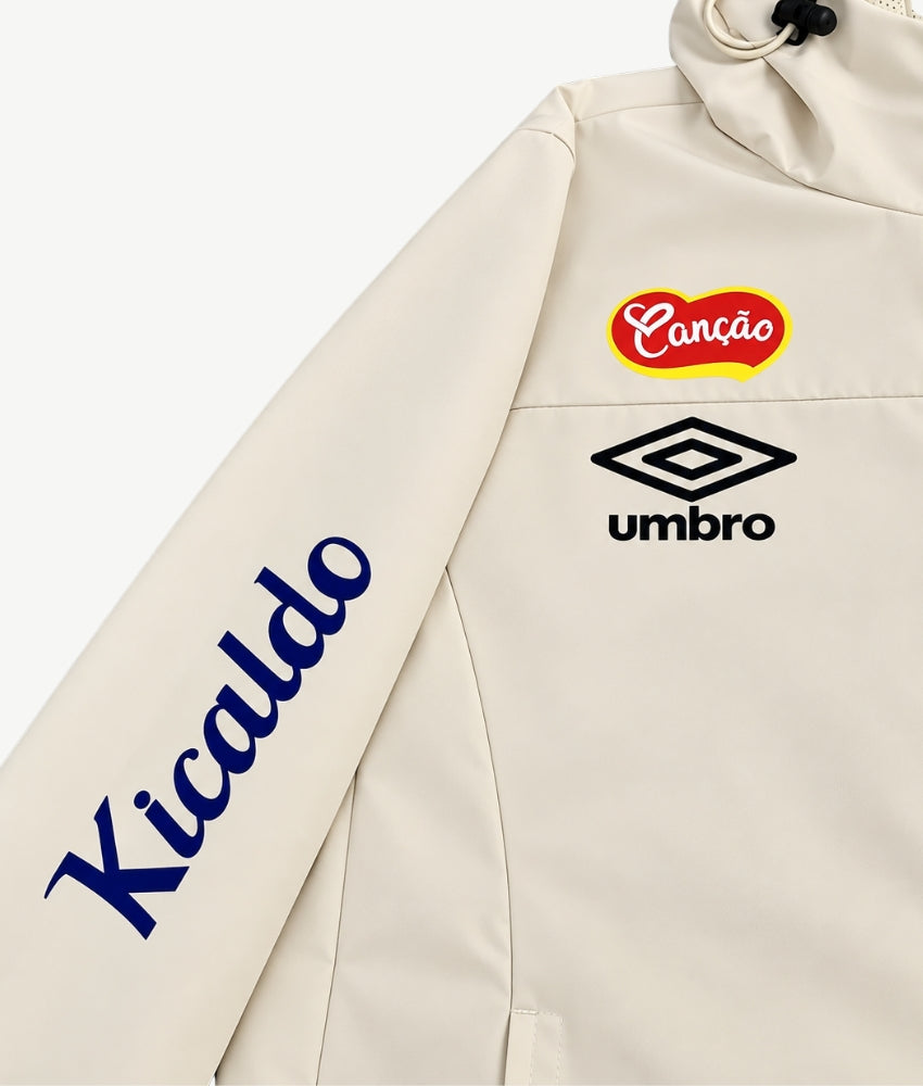 SANTOS 2026 CREAM HOODED WINDBREAKER