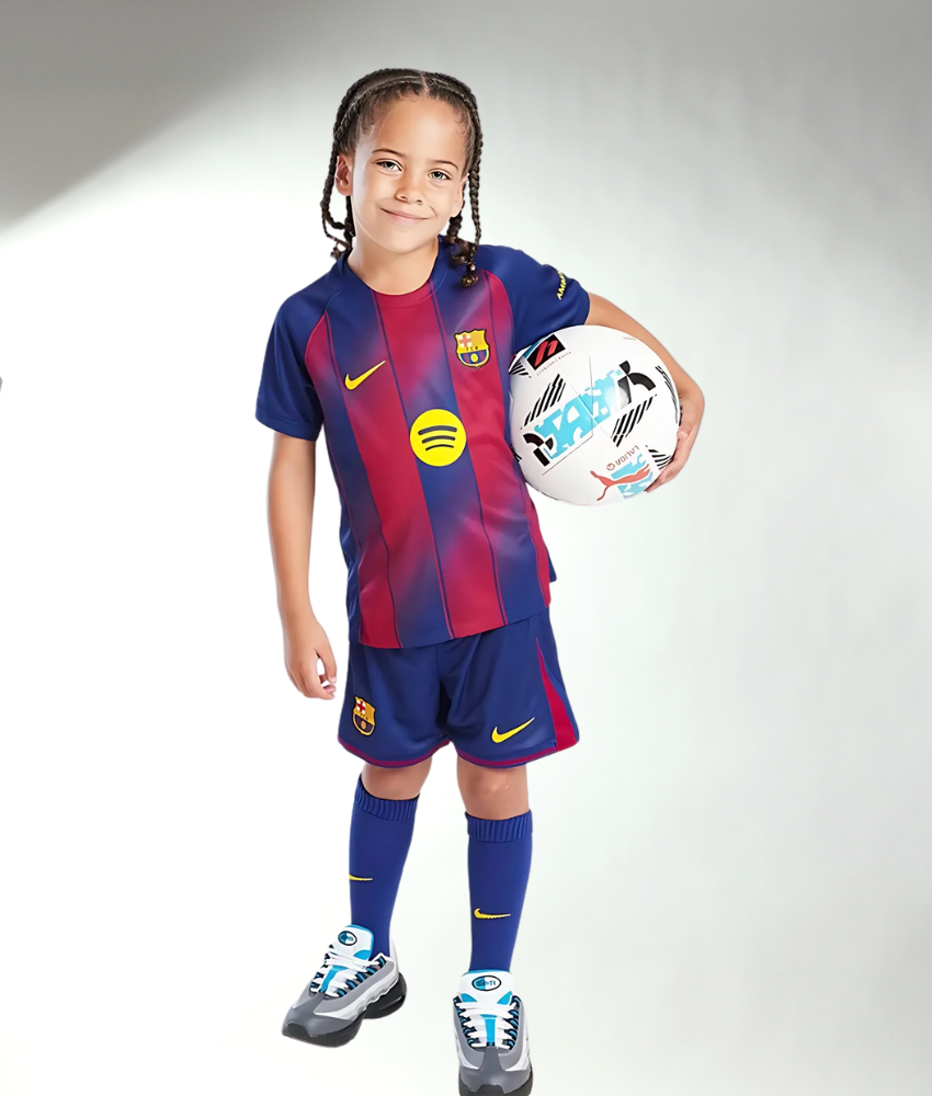 (KIDS) BARCELONA 2025/26 HOME SHIRT