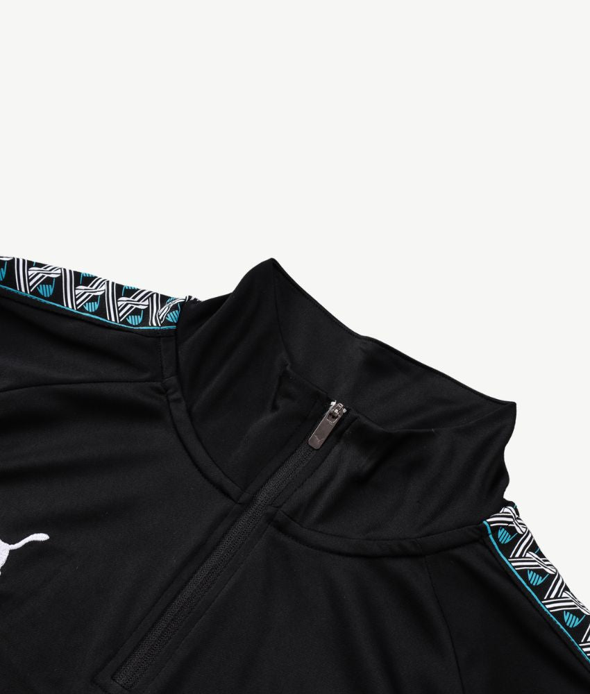 MARSEILLE 2026/27 BLACK 1/4 ZIP TRACKSUIT