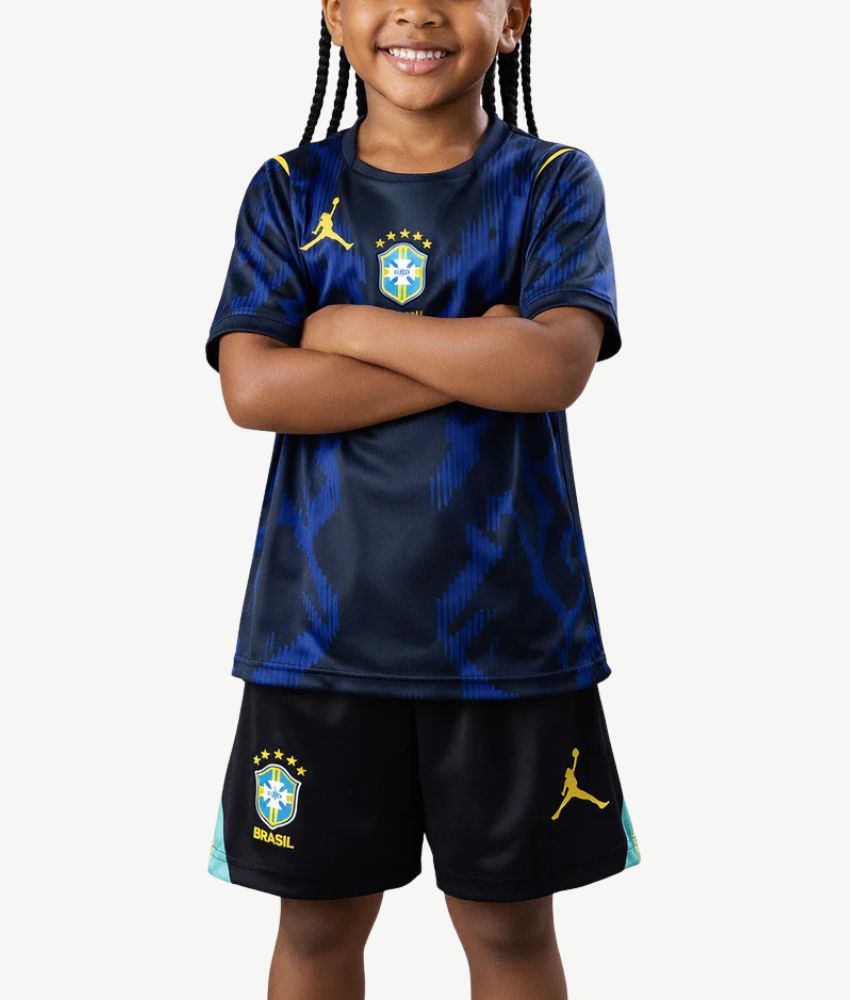 (KIDS) BRAZIL 2026 WORLD CUP AWAY KIT