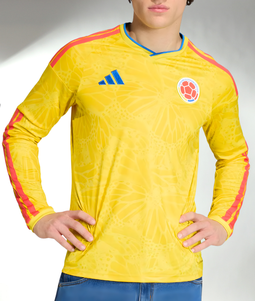 COLOMBIA 2026 WORLD CUP HOME LONG SLEEVE SHIRT