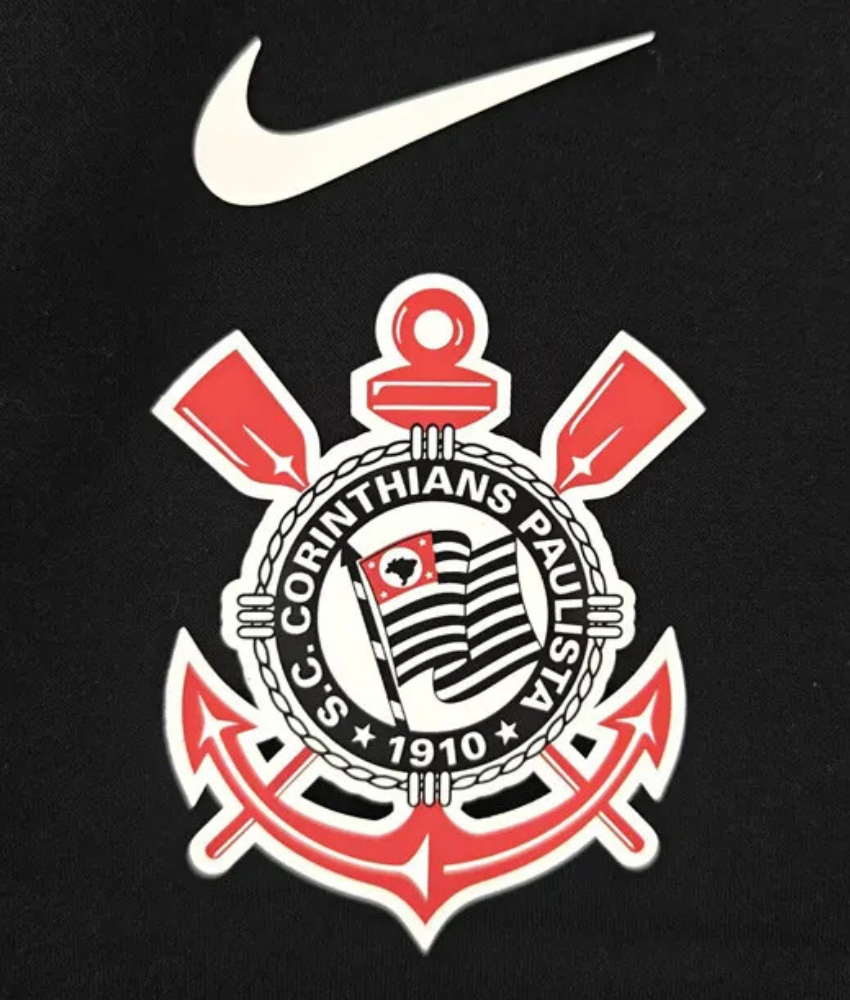 CORINTHIANS 2025/26 BLACK HOODIE