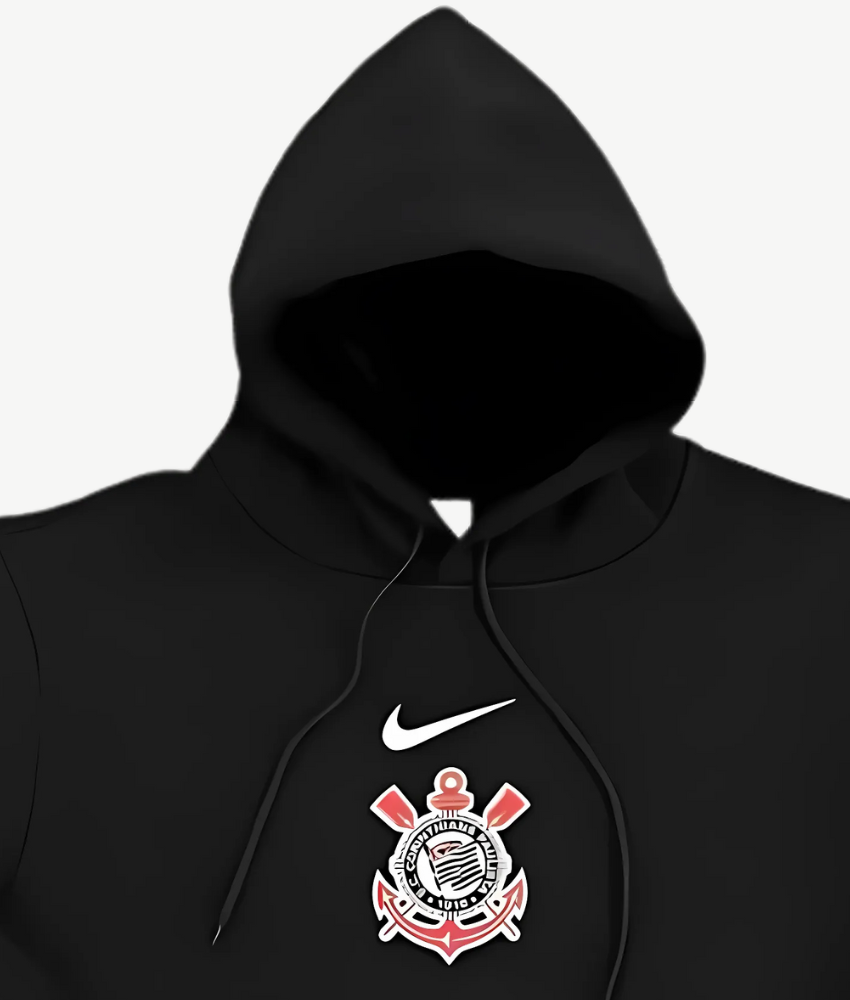 CORINTHIANS 2025/26 BLACK HOODIE