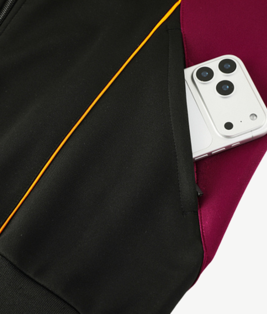 ROMA 2025/26 BLACK FULL ZIP TRACKSUIT