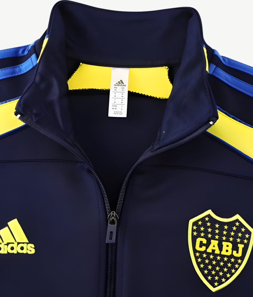 BOCA JUNIORS 2025/26 NAVY FULL ZIP TRACKSUIT