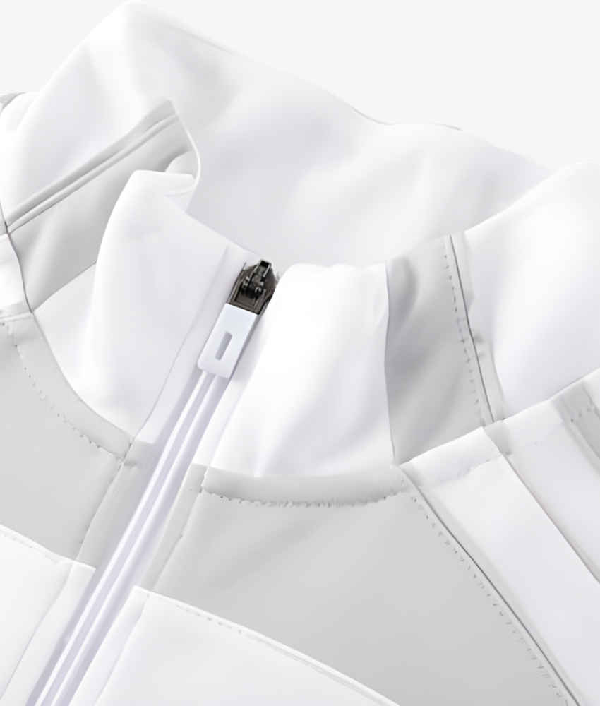 REAL MADRID 2025/26 WHITE FULL ZIP TRACKSUIT