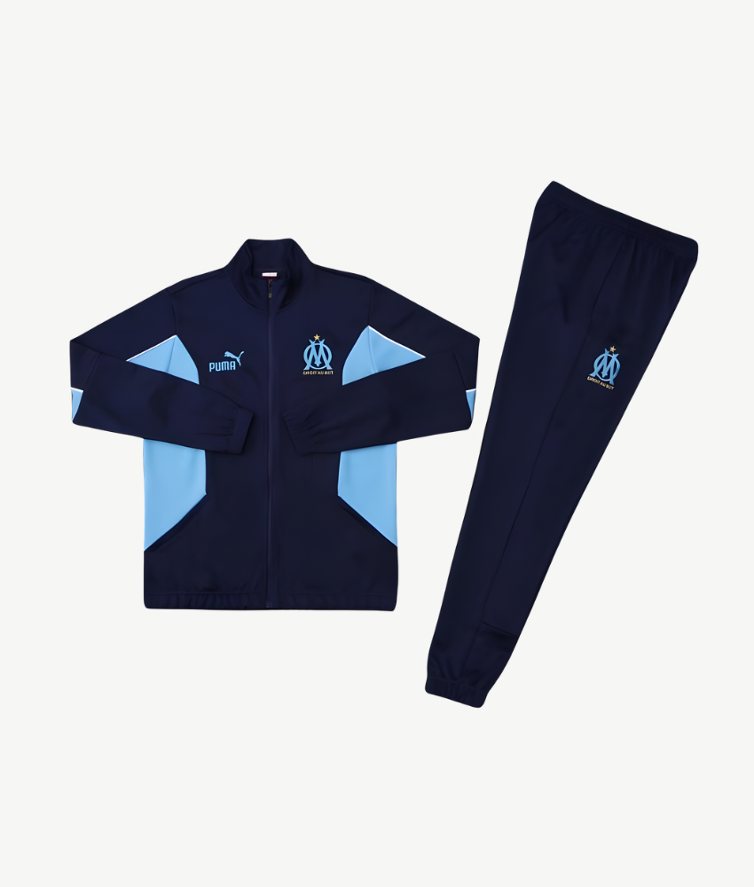 MARSEILLE 2025/26 BLUE FULL ZIP TRACKSUIT