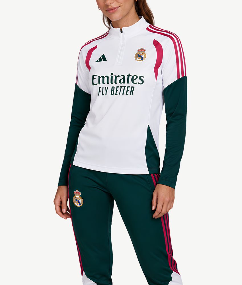 REAL MADRID 2026/27 HOME 1/4 ZIP TRACKSUIT