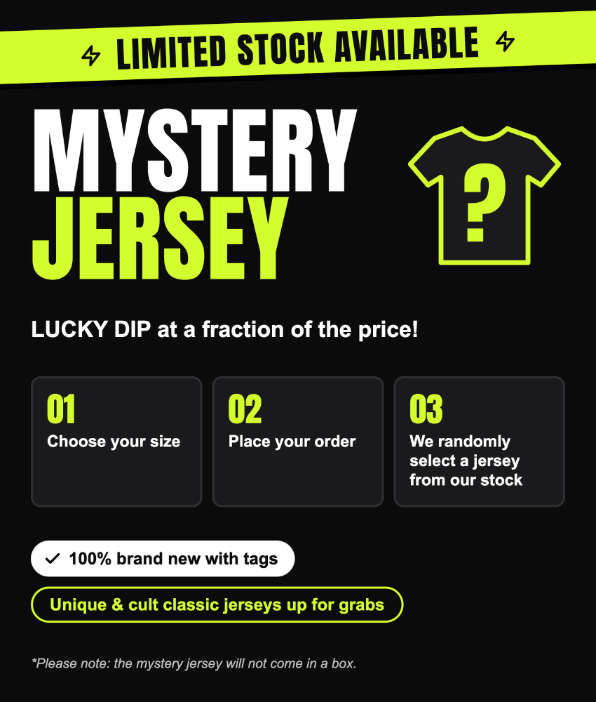 MYSTERY BOX FOOTBALL JERSEY | PICK YOUR SIZE