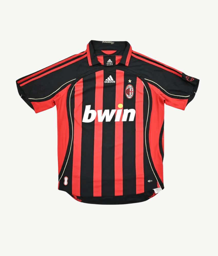 AC MILAN 2006/07 HOME RETRO SHIRT-Shirt - False9Fits