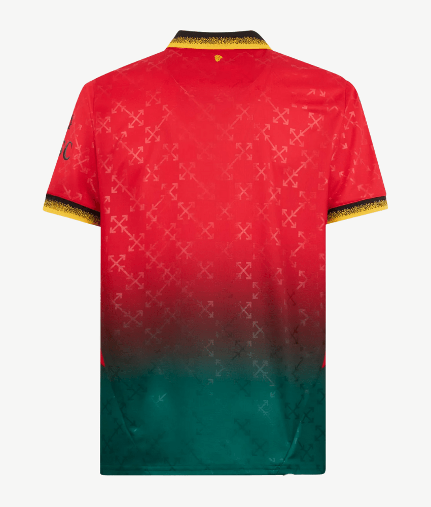 AC MILAN "OFF" FASHION COLLAB RED 2024/25 SPECIAL EDITION SHIRT-Shirt - False9Fits