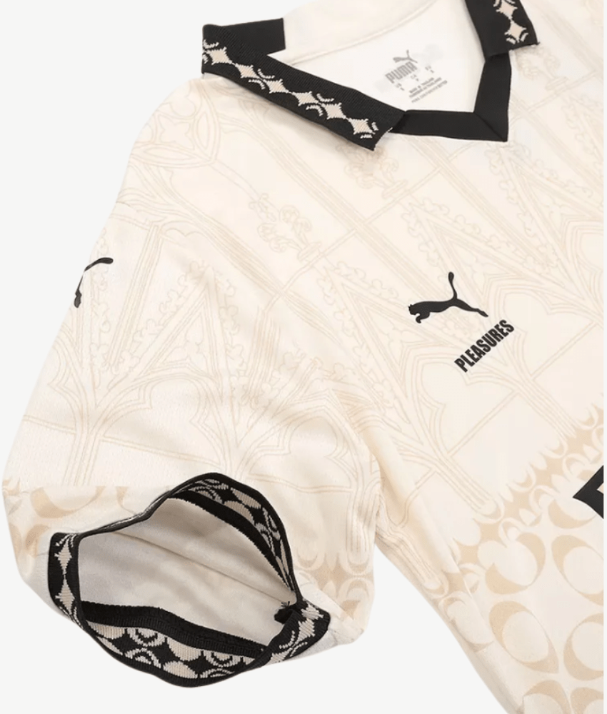 AC MILAN X PUMA X PLEASURES 2023/24 CREAM REPLICA SHIRT-Shirt - False9Fits