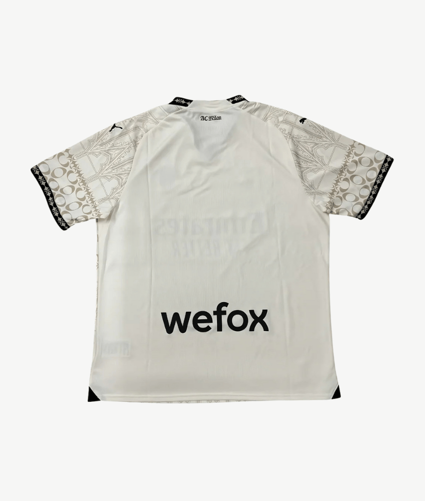 AC MILAN X PUMA X PLEASURES 2023/24 CREAM REPLICA SHIRT-Shirt - False9Fits