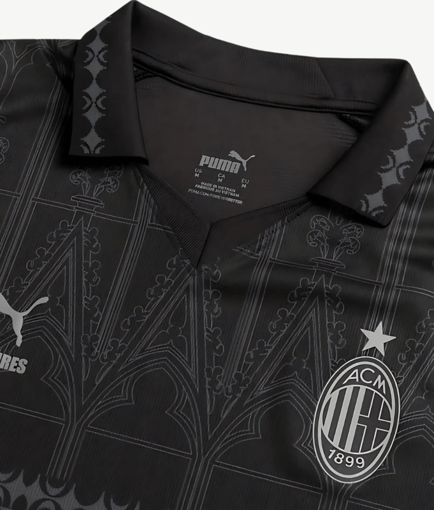 AC MILAN X PUMA X PLEASURES 2023/24 REPLICA SHIRT-Shirt - False9Fits