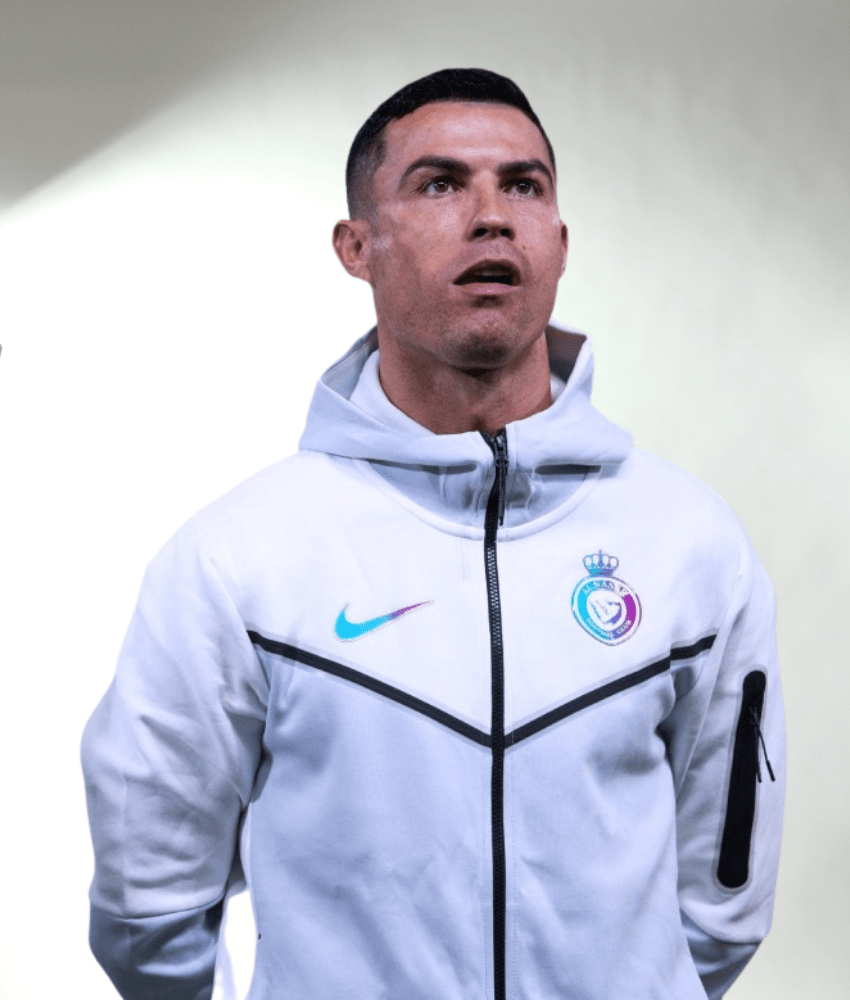 AL - NASSR 2024/25 WHITE - GREY TECHNICAL TRACKSUIT - Tracksuit & Jackets - False9Fits