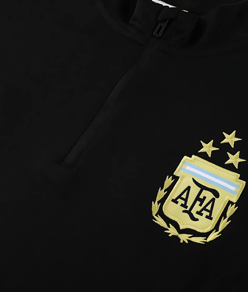 ARGENTINA 2023 BLACK 1/4 ZIP TRACKSUIT - Tracksuit & Jackets - False9Fits