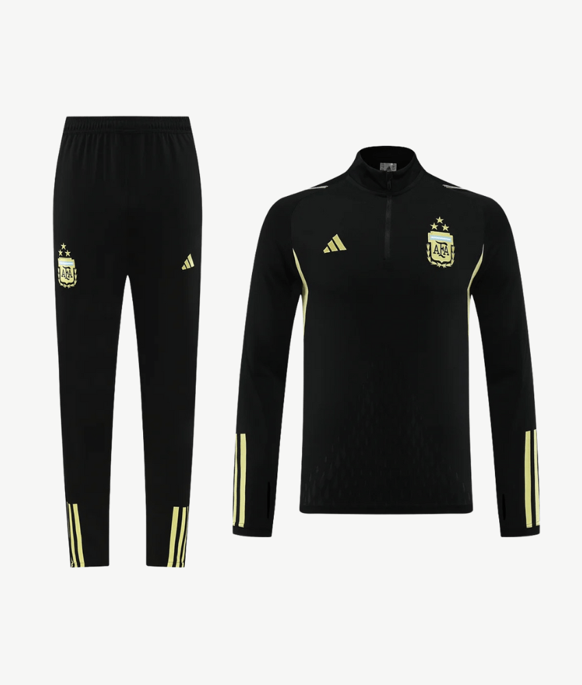 ARGENTINA 2023 BLACK 1/4 ZIP TRACKSUIT - Tracksuit & Jackets - False9Fits