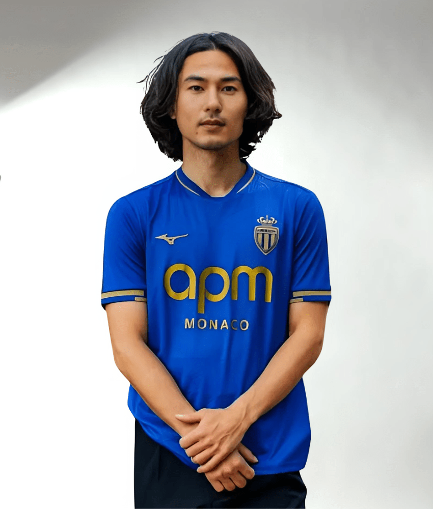 AS MONACO 2025/26 AWAY SHIRT-Shirt - False9Fits