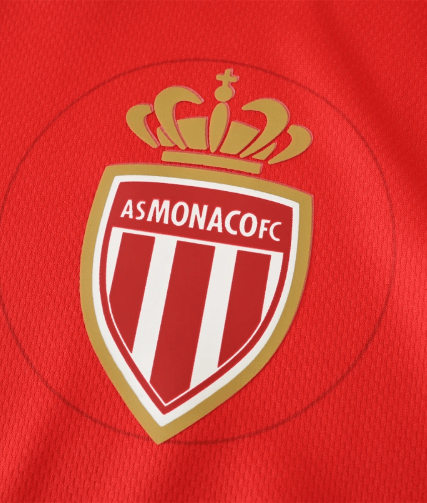 AS MONACO 2025/26 HOME SHIRT-Shirt - False9Fits