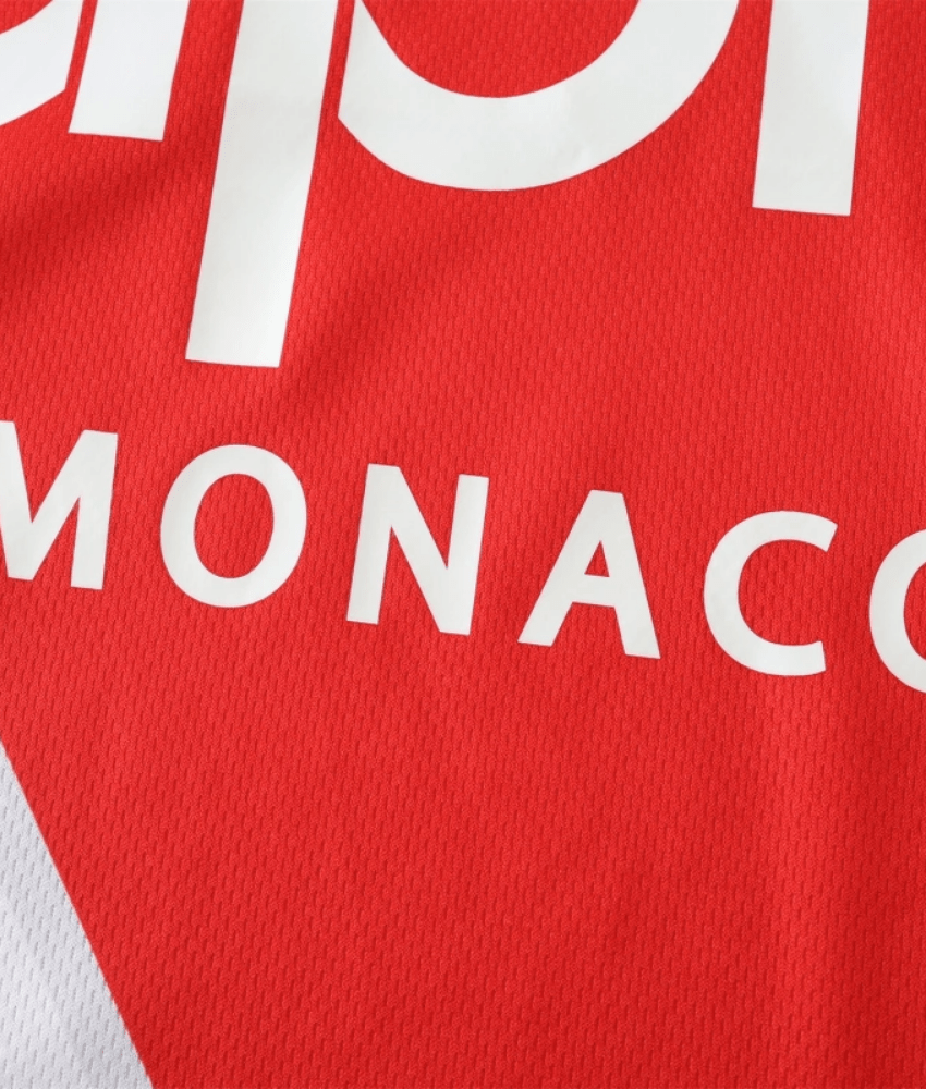 AS MONACO 2025/26 HOME SHIRT-Shirt - False9Fits