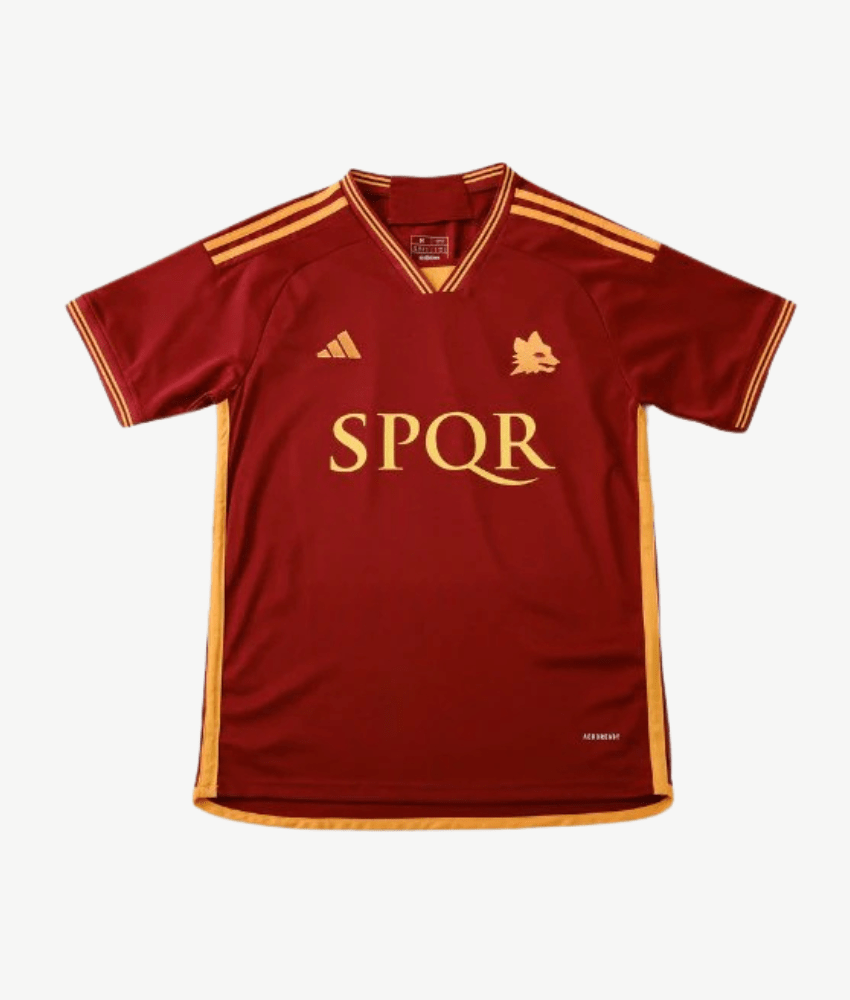 AS ROMA 2023/24 HOME SHIRT-Shirt - False9Fits