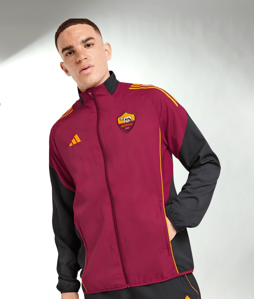 AS ROMA 2025/26 WINDBREAKER - Tracksuit & Jackets - False9Fits