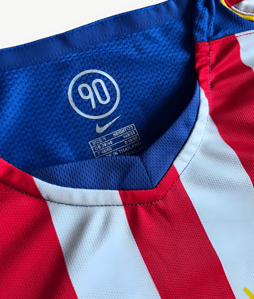 ATLETICO MADRID 2004/05 HOME RETRO SHIRT-Shirt - False9Fits
