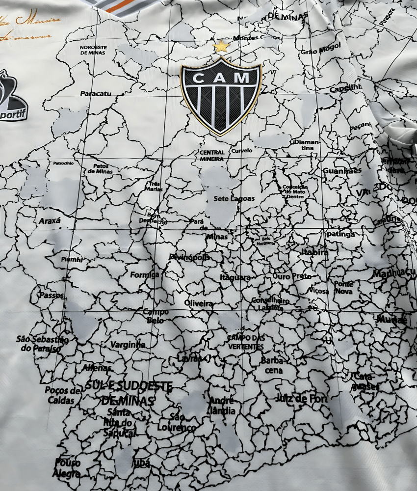 ATLETICO MINEIRO 'COMMERATIVE MAP' 2021/22 SHIRT-Shirt - False9Fits