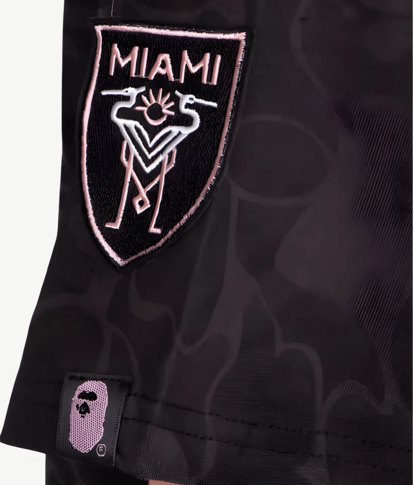 BAPE X INTER MIAMI 2023/24 BLACK CAMO SHIRT-Shirt - False9Fits