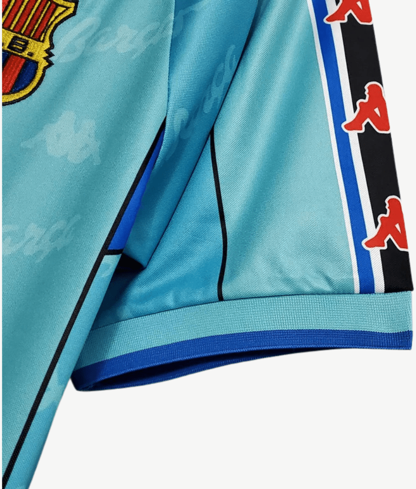 BARCELONA 1996/97 HOME RETRO SHIRT-Shirt - False9Fits