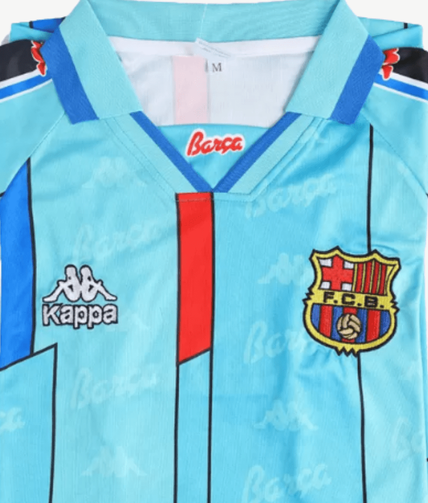 BARCELONA 1996/97 HOME RETRO SHIRT-Shirt - False9Fits