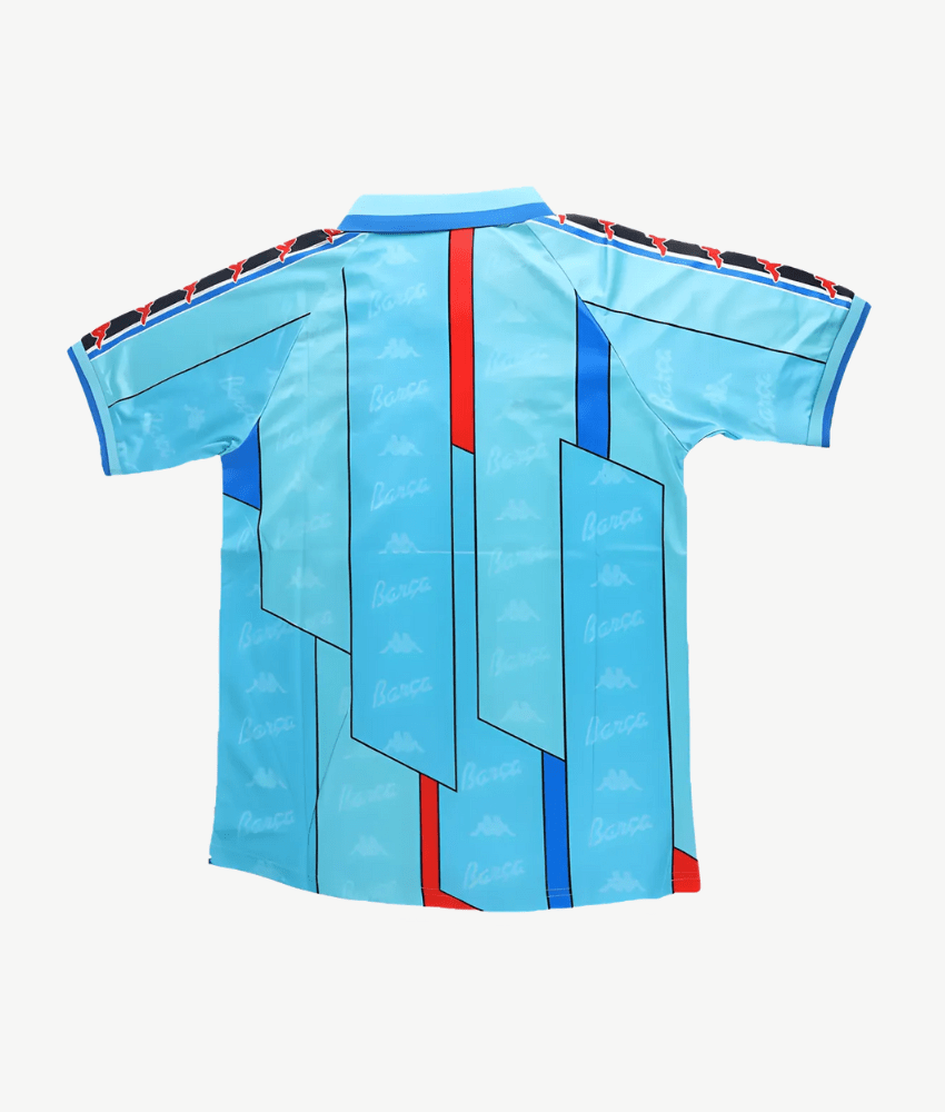 BARCELONA 1996/97 HOME RETRO SHIRT-Shirt - False9Fits