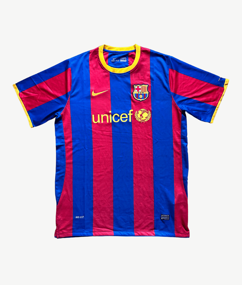 BARCELONA 2010/11 HOME RETRO SHIRT-Shirt - False9Fits