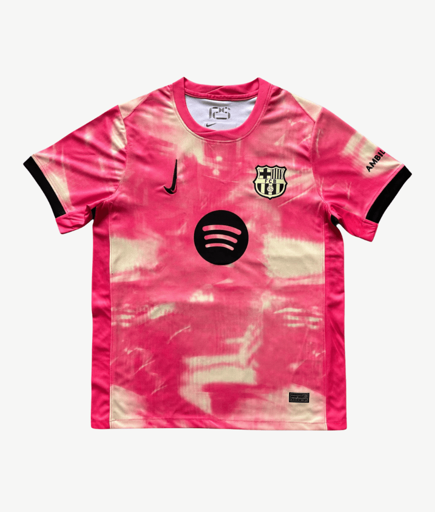BARCELONA 2024/25 'PINK YELLOW' SPECIAL EDITION SHIRT-Shirt - False9Fits
