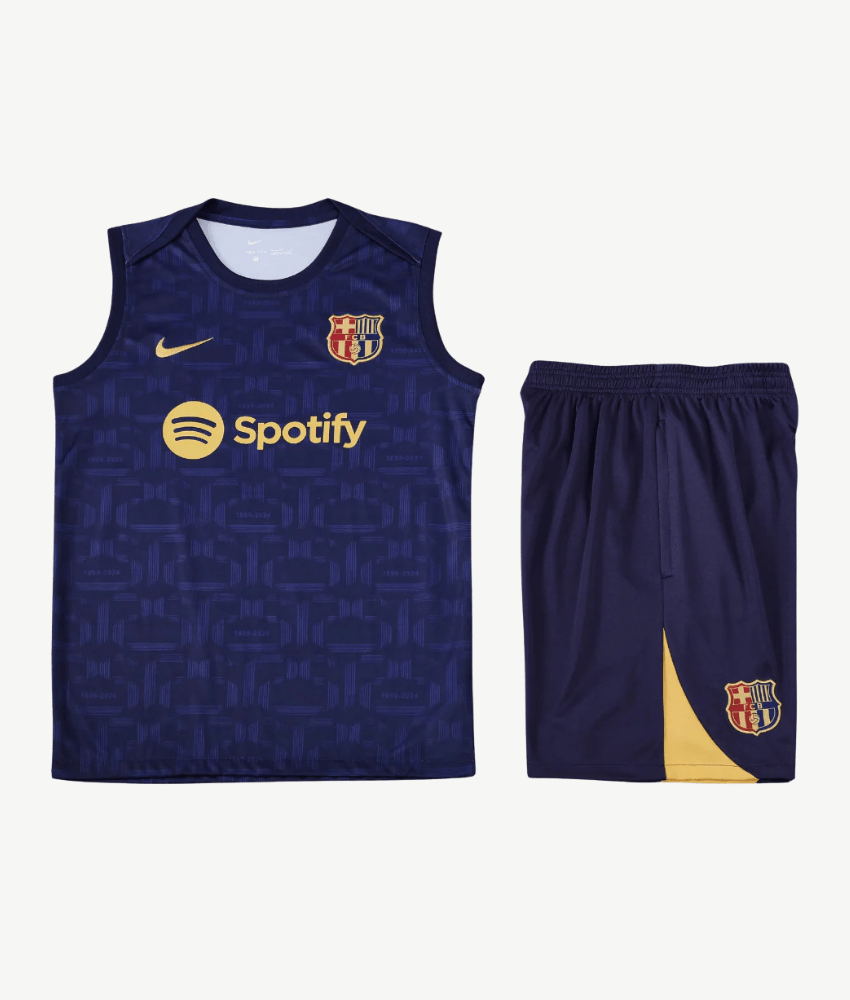 BARCELONA 2025/26 NAVY VEST SUMMER SET - Vest Set - False9Fits