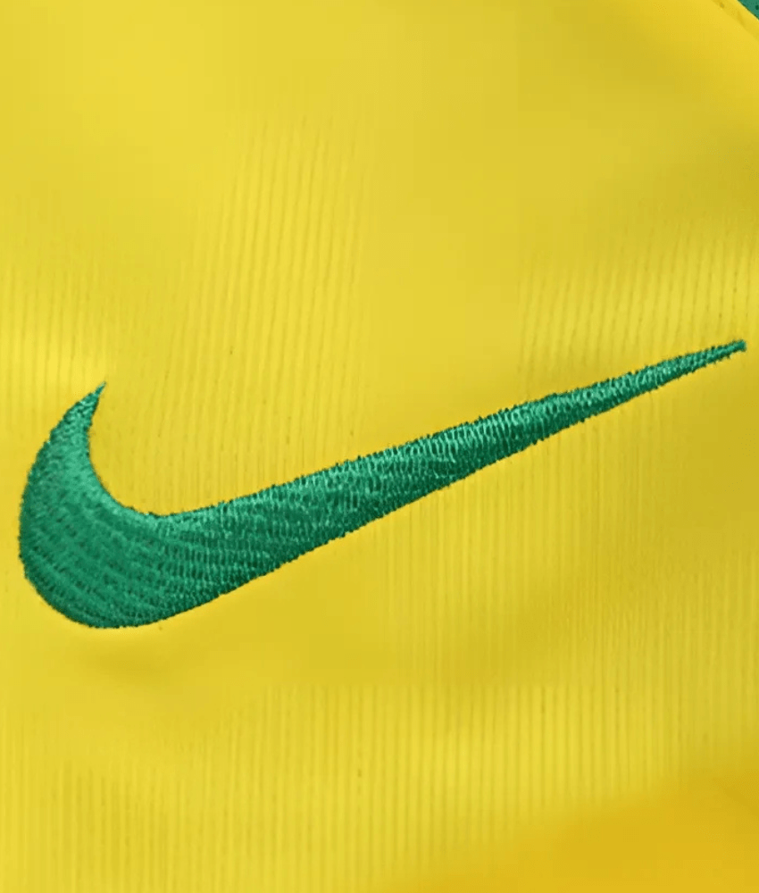 BRAZIL 2004 RETRO HOME SHIRT-Shirt - False9Fits