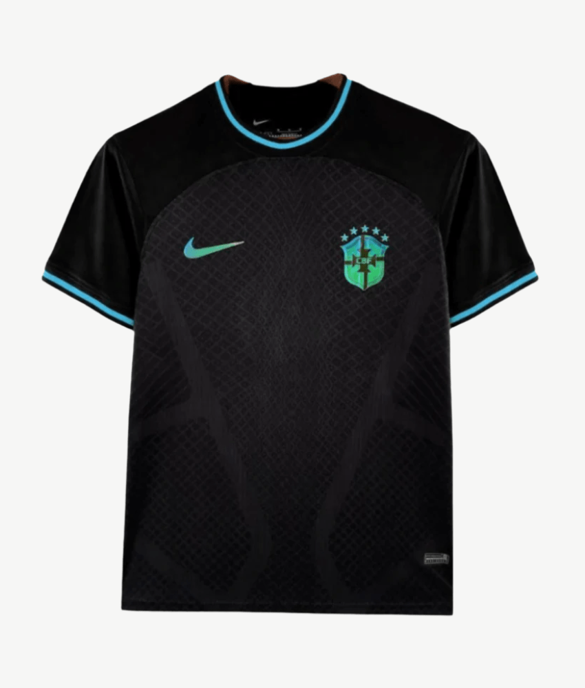 BRAZIL 2023 BLACK CONCEPT SHIRT-Shirt - False9Fits