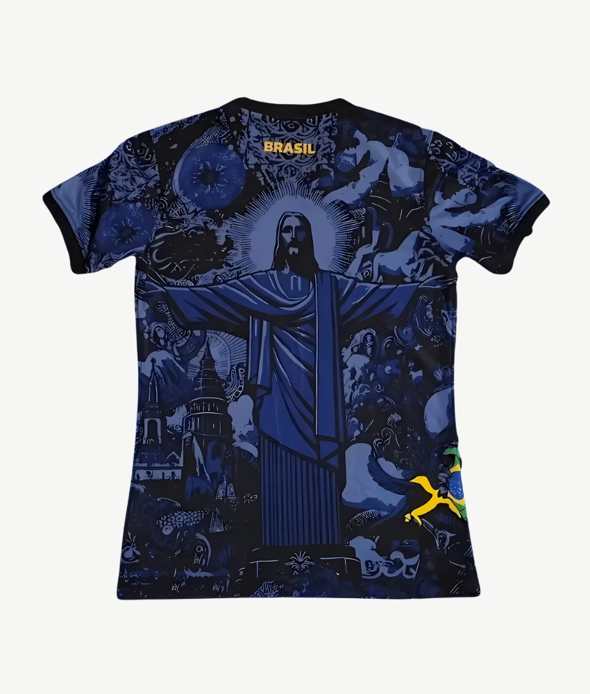 BRAZIL 2024/25 BLUE 'CHRIST THE REDEEMER' SPECIAL EDITION SHIRT-Shirt - False9Fits